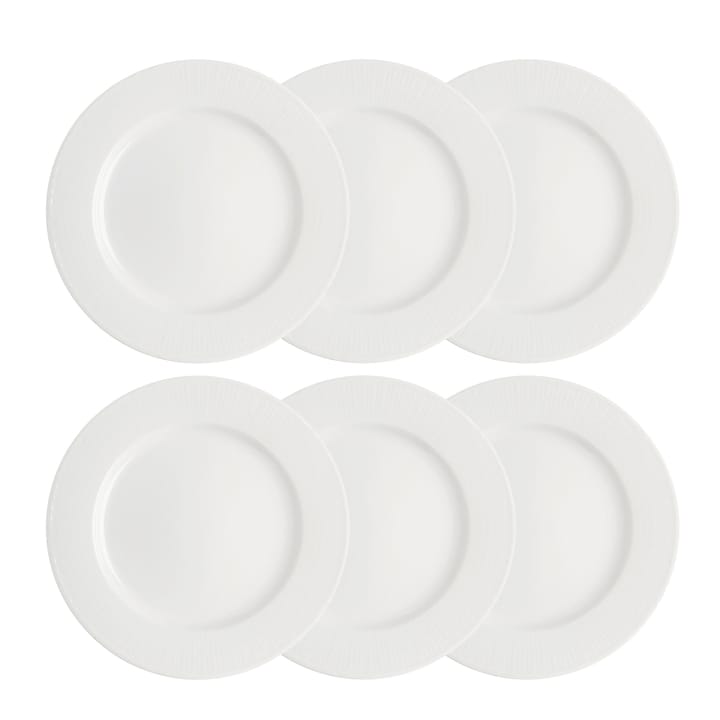 6 Platos Swedish Grace, 27 cm blanco - undefined - Rörstrand