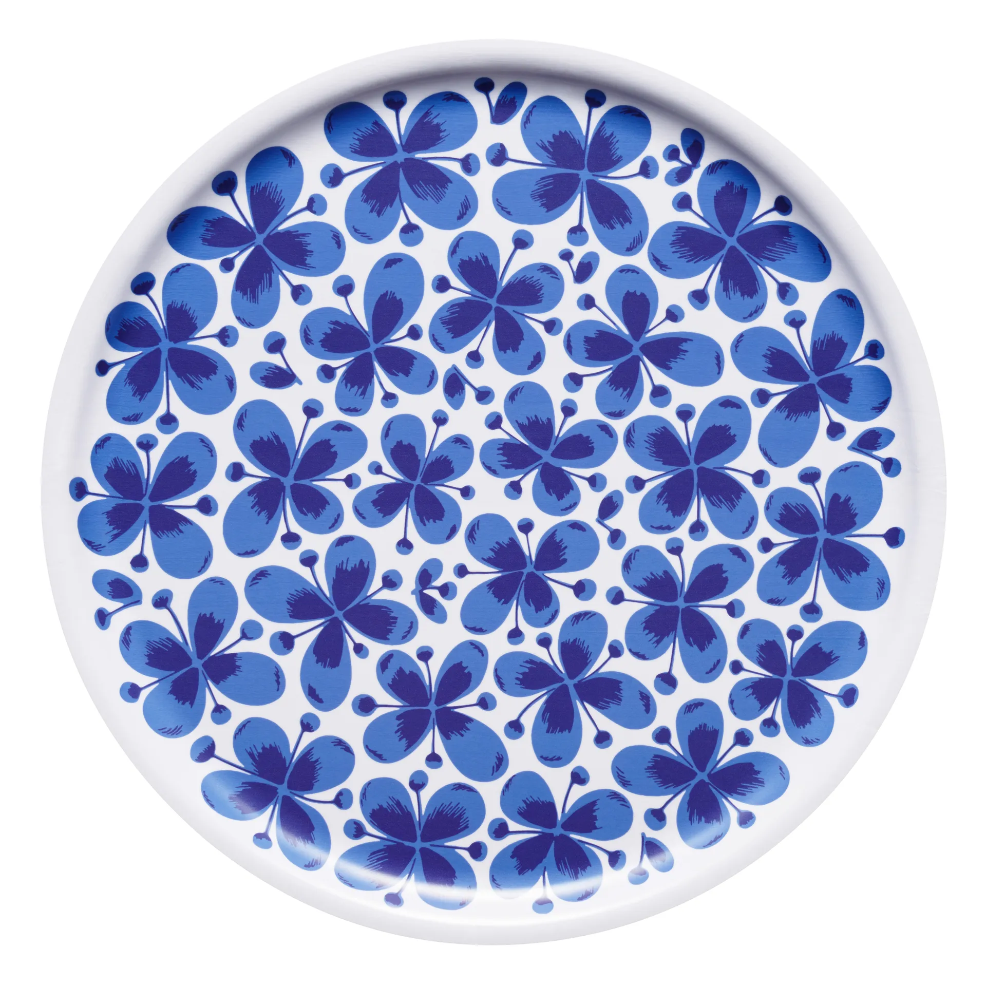 Bandeja Mon Amie Ø35 cm, blanco-azul Rörstrand