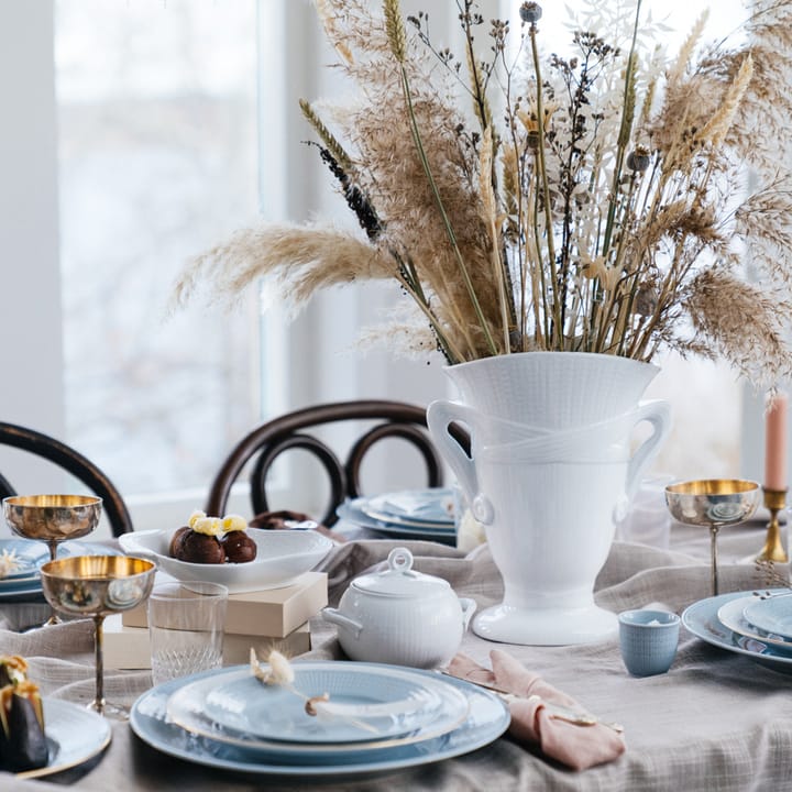Bol con tapa Swedish Grace 40 cl, Snö (blanco) Rörstrand