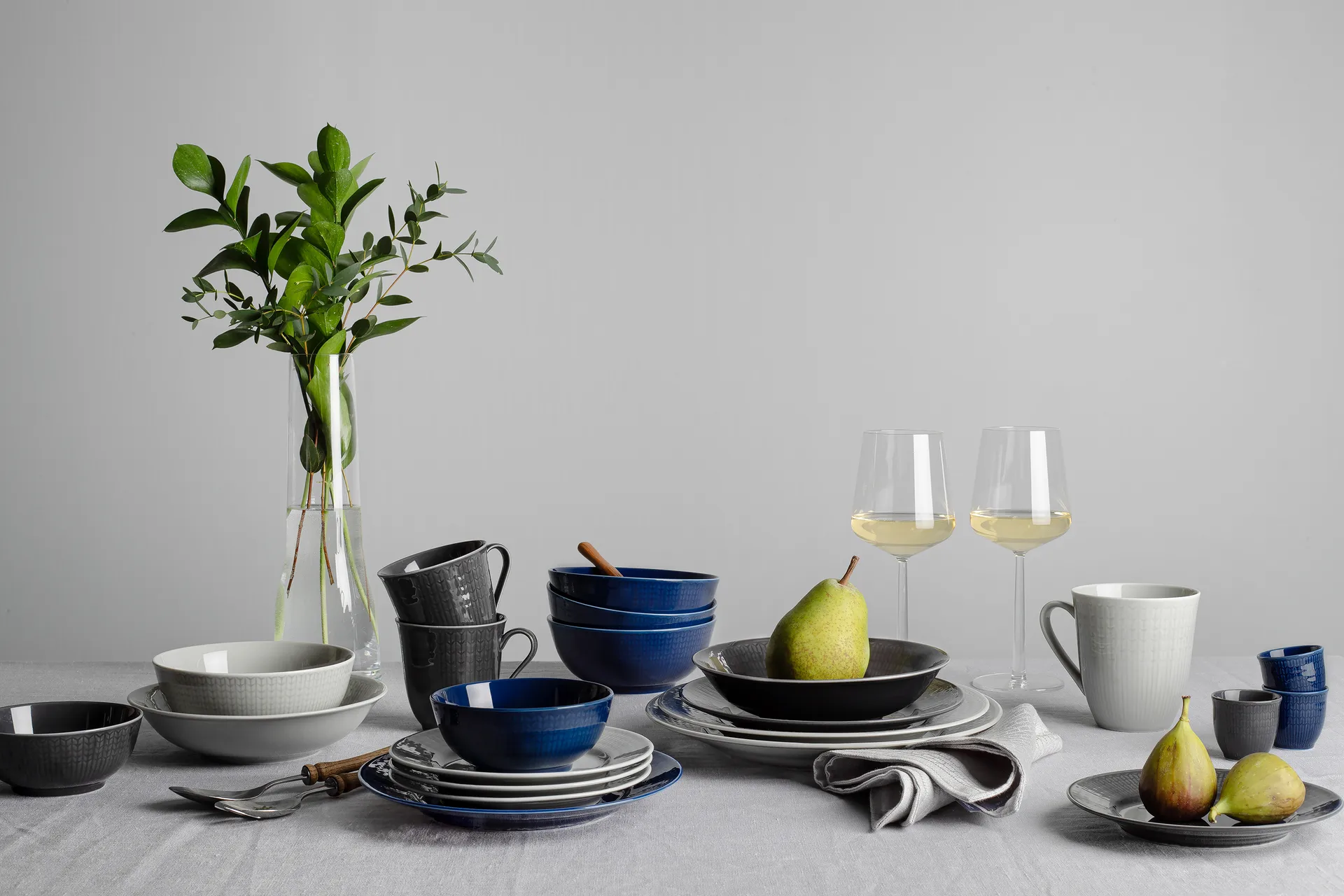Bol Swedish Grace, 30 cl, medianoche (azul) Rörstrand
