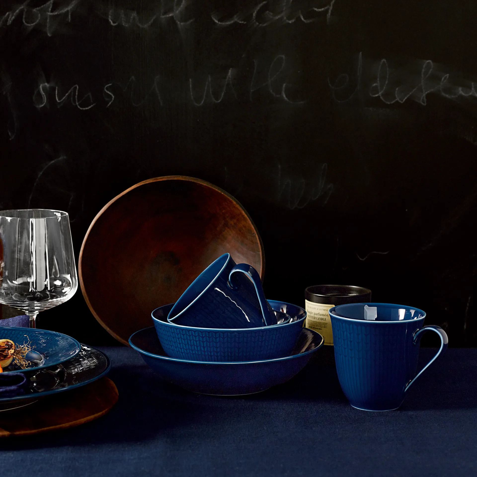 Bol Swedish Grace, 30 cl, medianoche (azul) Rörstrand