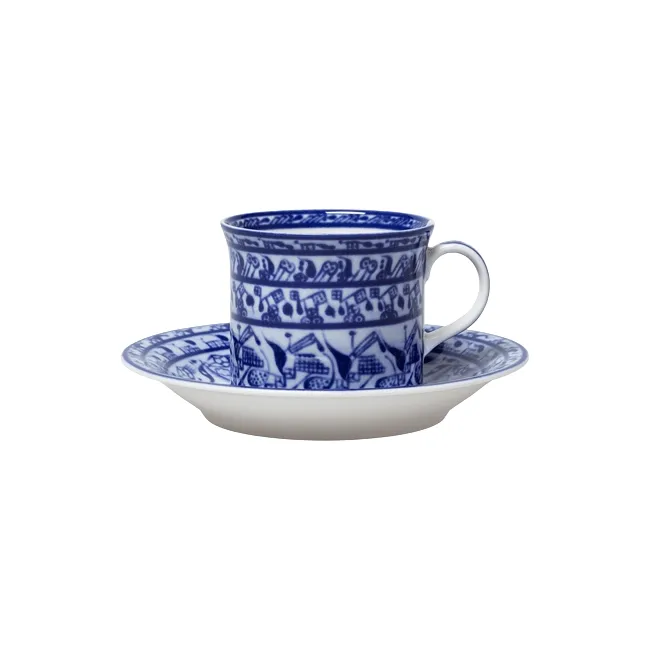 Cobolti taza con plato, Azul, 2 piezas Rörstrand
