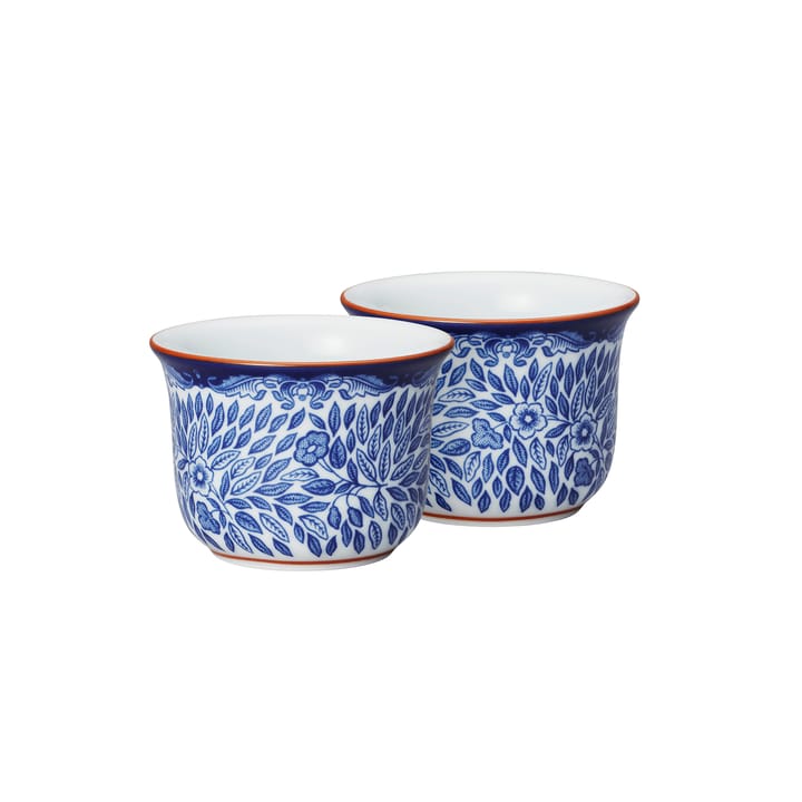 Hueveras Ostindia Floris pack de 2 - azul-blanco - Rörstrand
