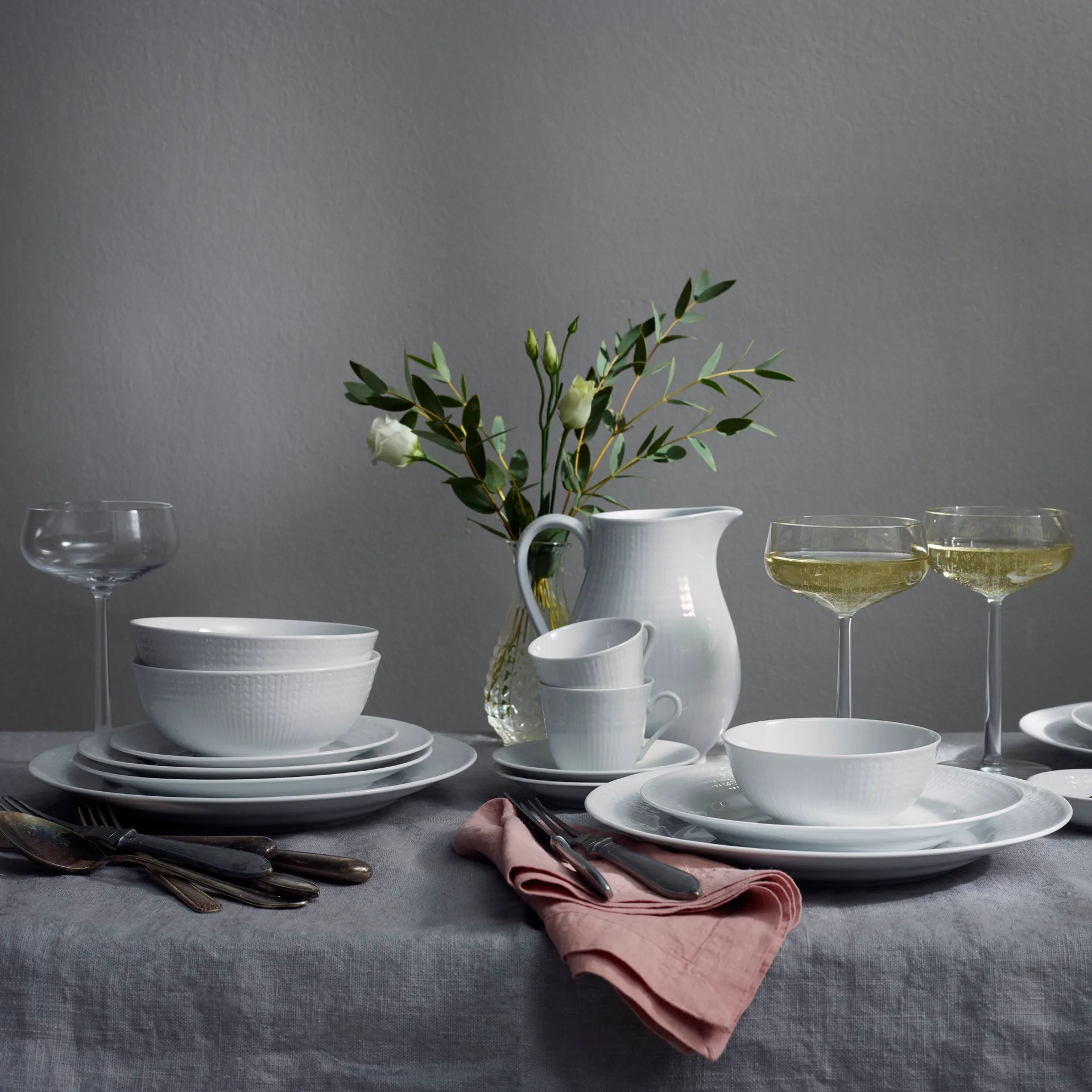 Jarro Swedish Grace, blanco Rörstrand