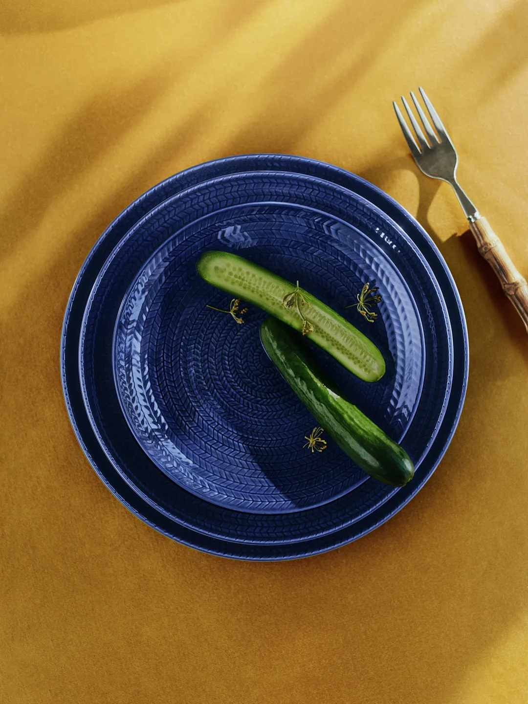 Plato Blå eld, Azul, 23 cm Rörstrand