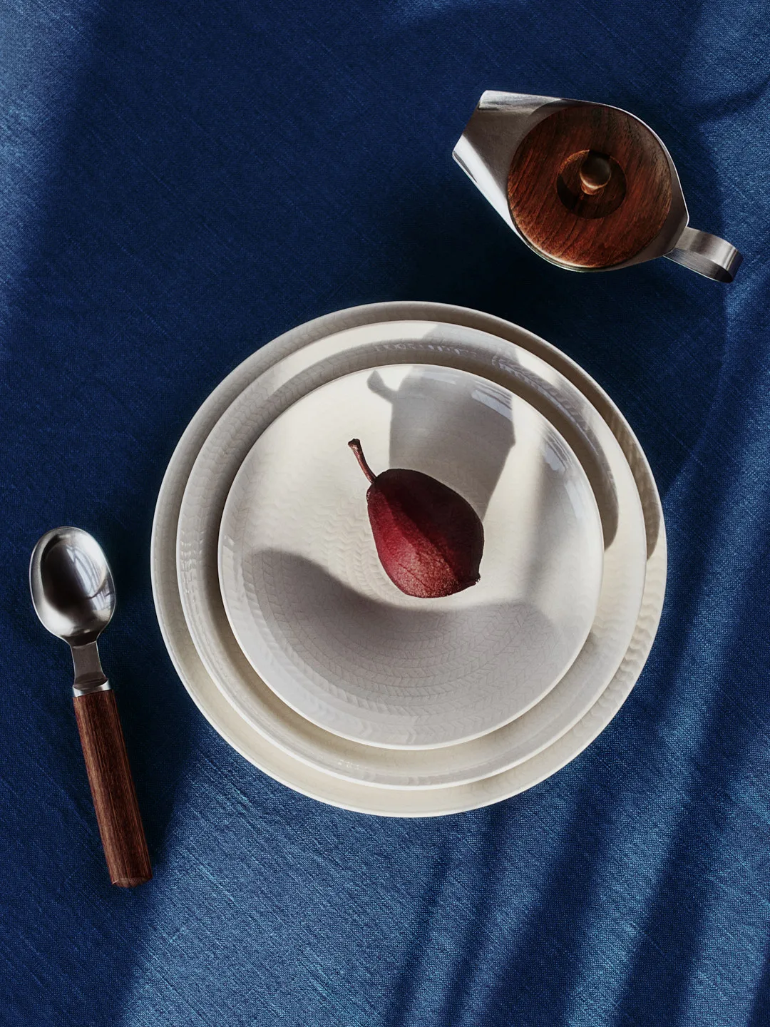 Plato Blå eld, Blanco, 23 cm Rörstrand