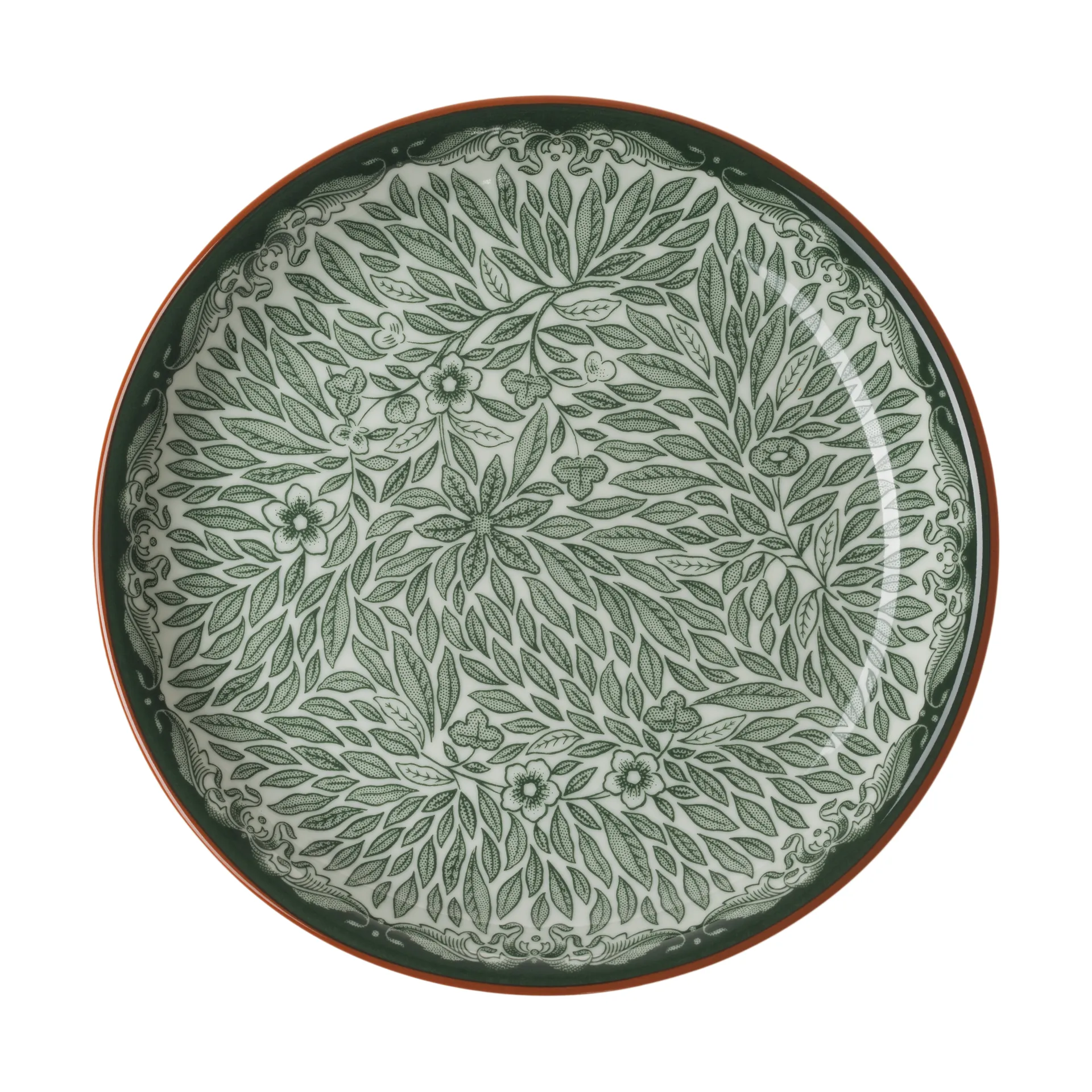 Plato de postre Ostindia Floris Ø16 cm, Verde Rörstrand