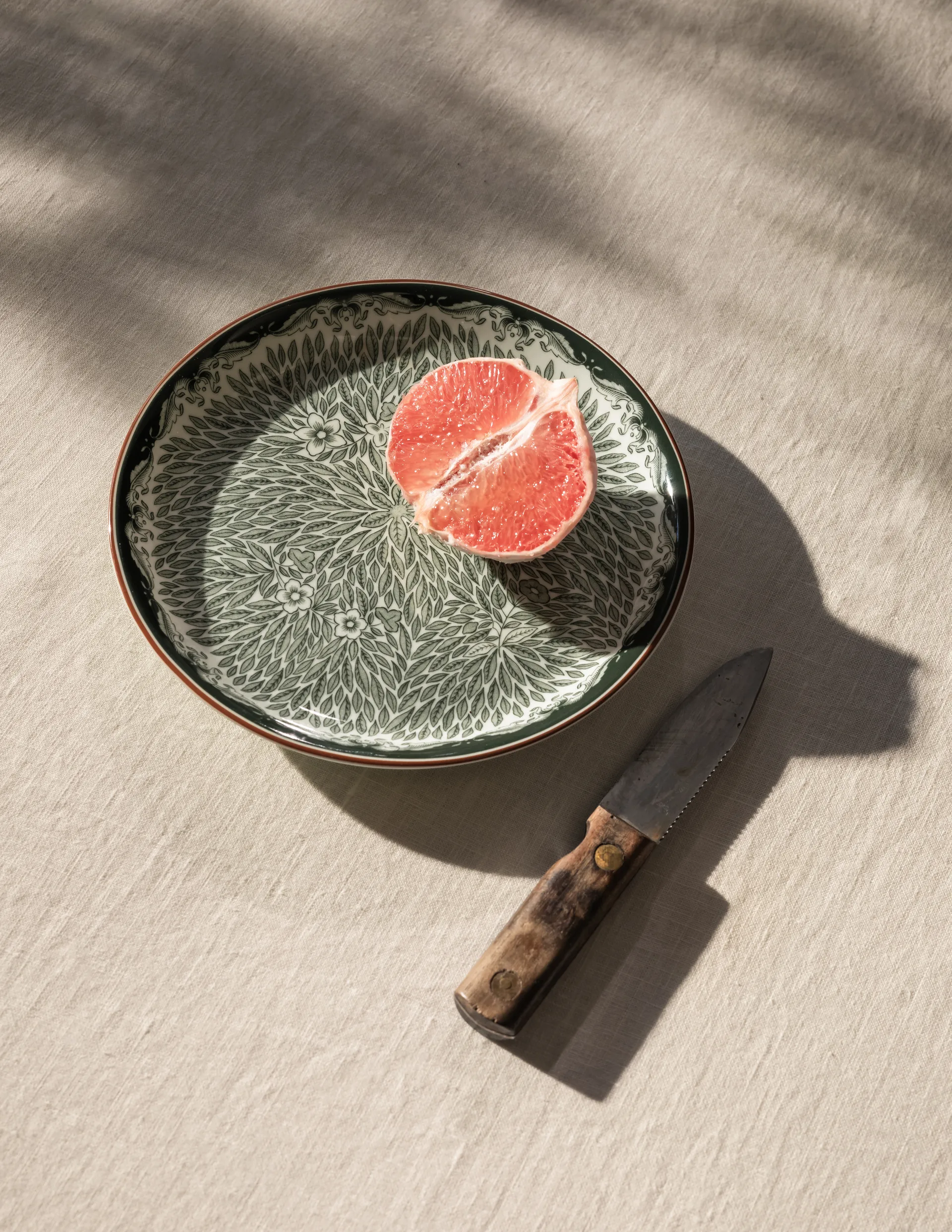 Plato de postre Ostindia Floris Ø16 cm, Verde Rörstrand