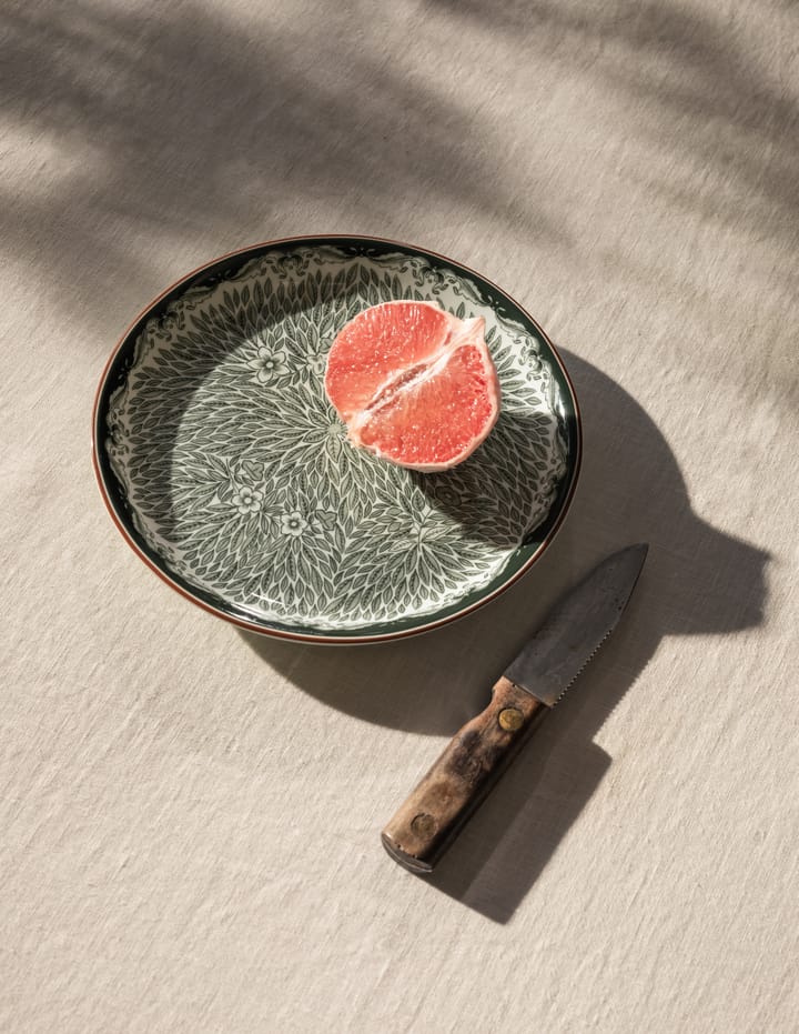 Plato de postre Ostindia Floris Ø16 cm, Verde Rörstrand