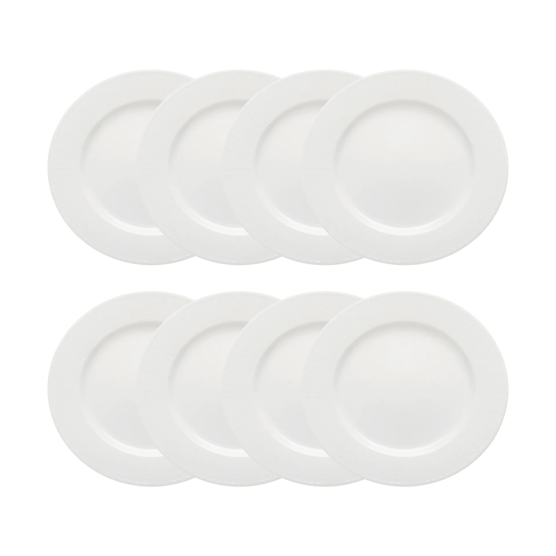 Plato de postre Swedish Grace Ø17 cm paquete de 8 - Nieve (blanco),  Rörstrand