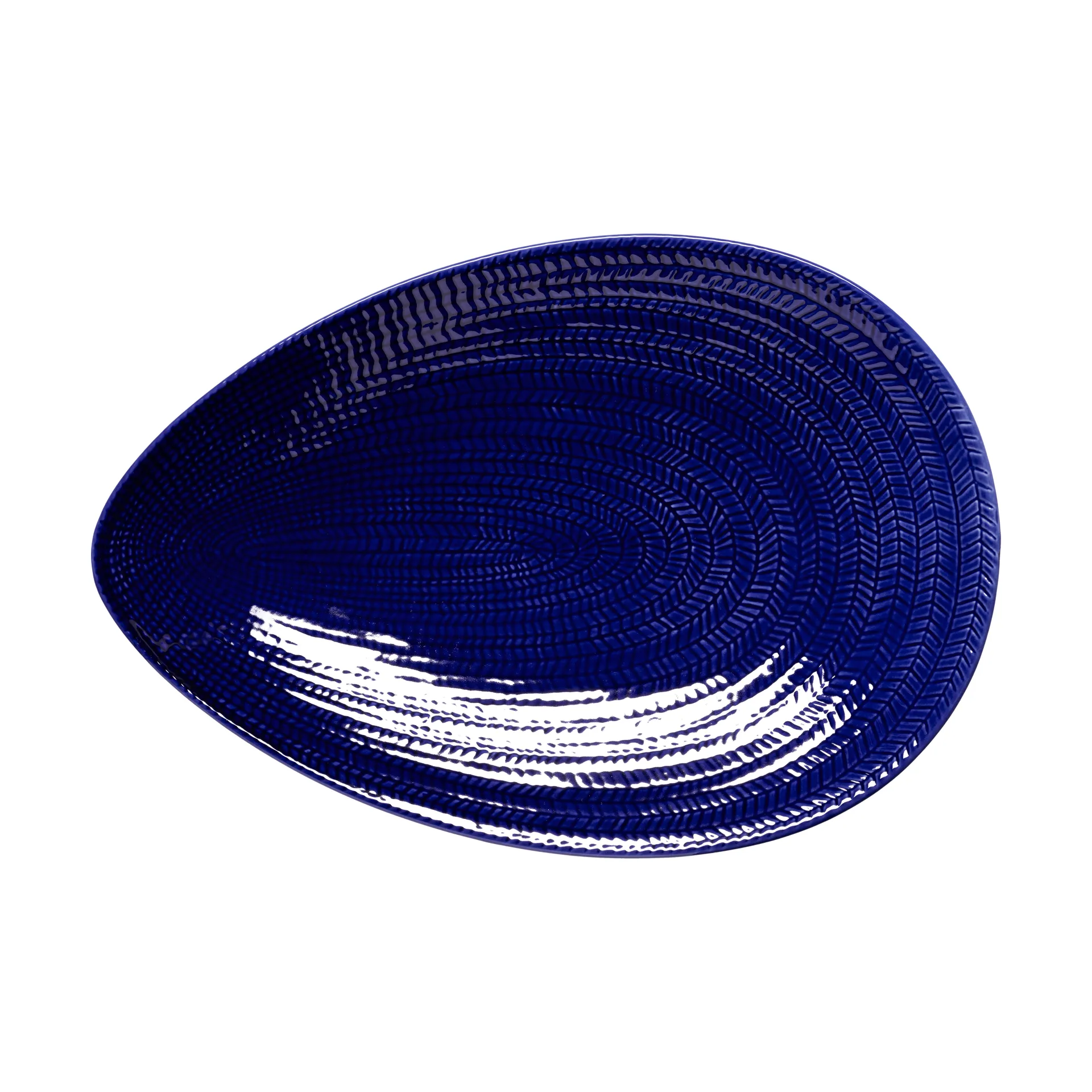 Plato de servicio Blå eld, Azul, 20×29 cm Rörstrand