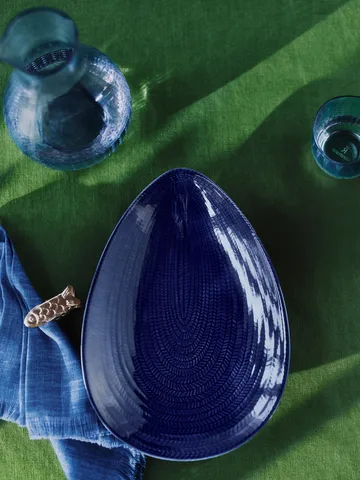 Plato de servicio Blå eld - Azul, 20×29 cm - Rörstrand
