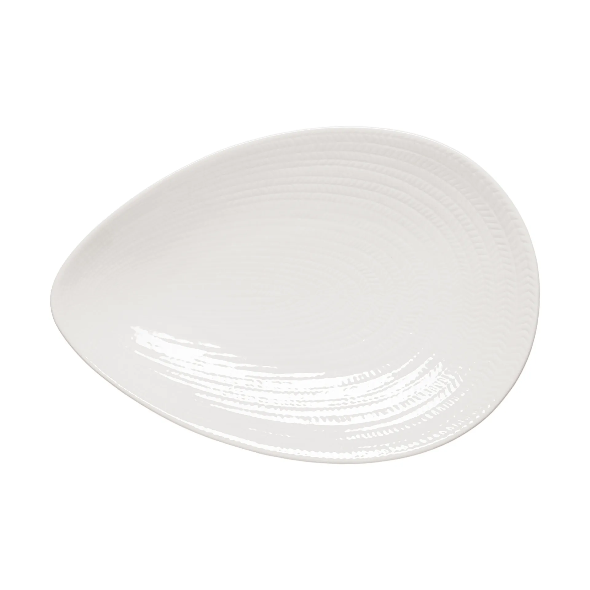 Plato de servicio Blå eld, Blanco, 20×29 cm Rörstrand