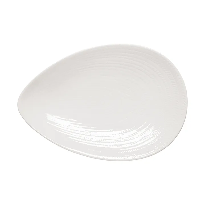 Plato de servicio Blå eld - Blanco, 20×29 cm - Rörstrand