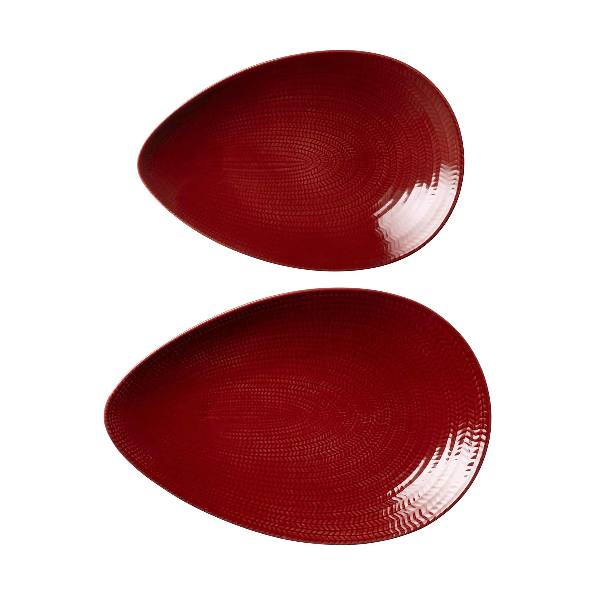 Plato de servicio Blå eld, Rojo, 20x29 cm Rörstrand