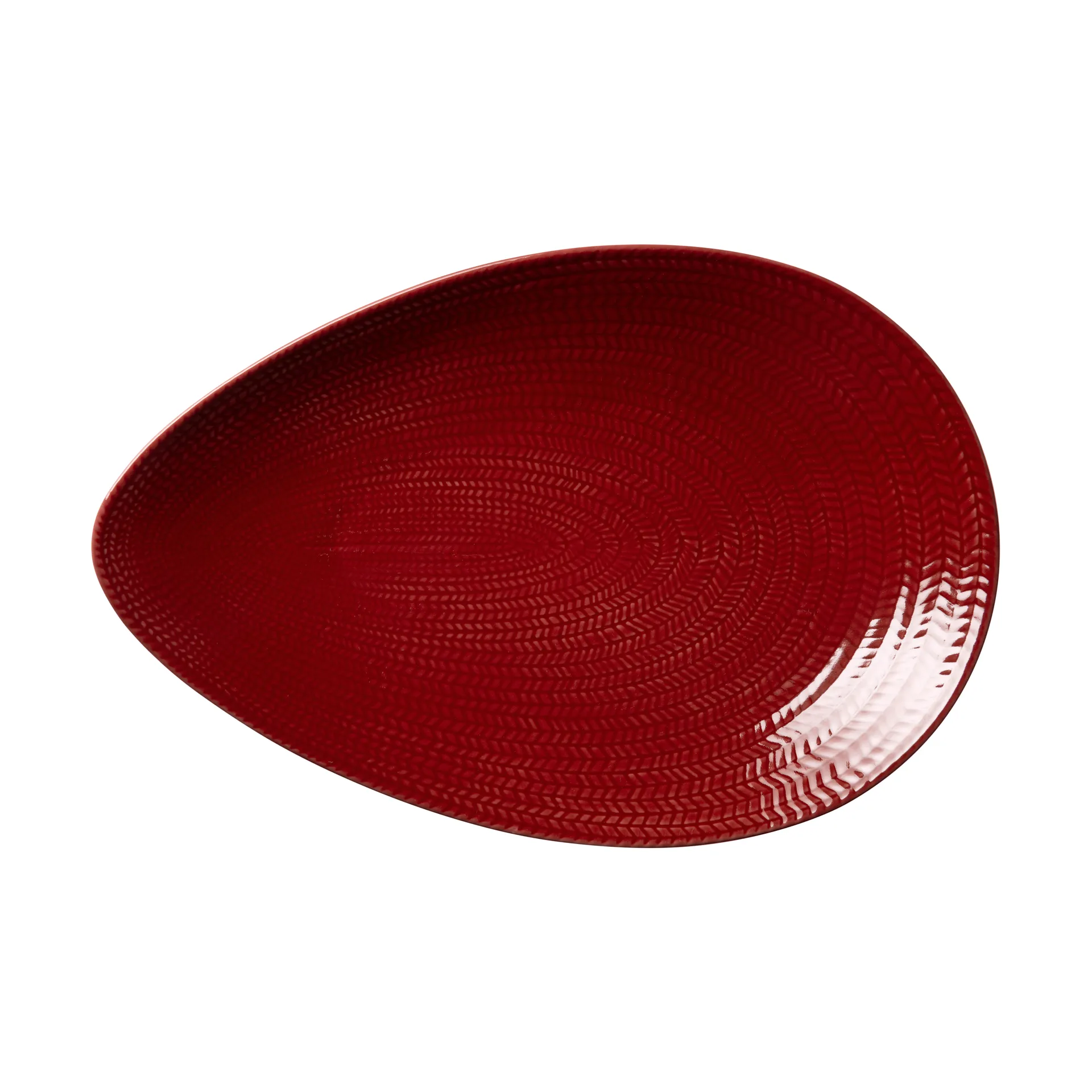 Plato de servicio Blå eld, Rojo, 24x35 cm Rörstrand