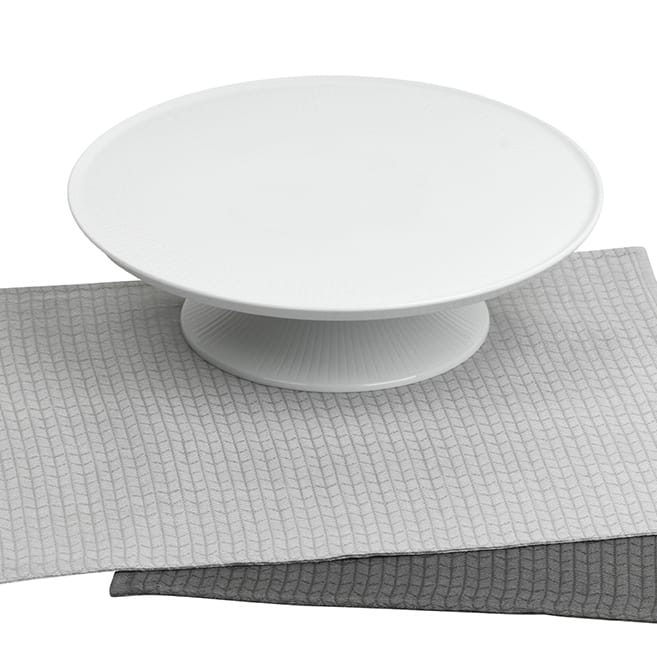 Plato de tarta Swedish Grace 31 cm, nieve (blanco) Rörstrand
