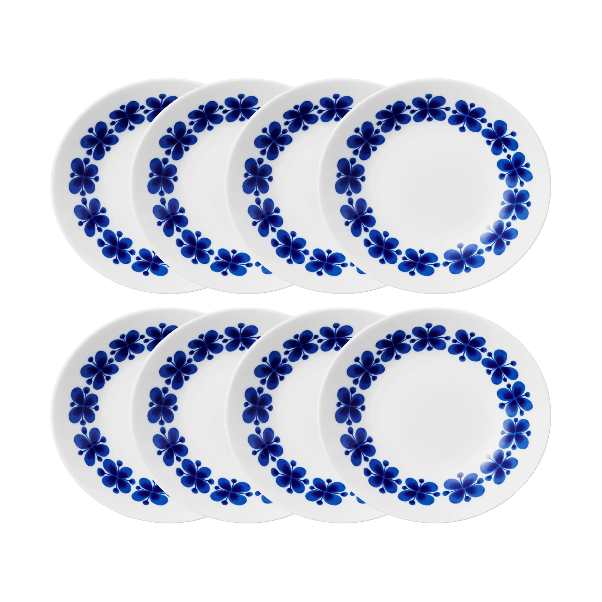 Plato hondo Mon Amie Ø20 cm paquete de 8 - Azul,  Rörstrand