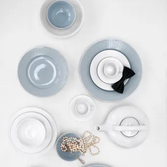 Plato hondo Swedish Grace Ø25 cm, nieve (blanco) Rörstrand