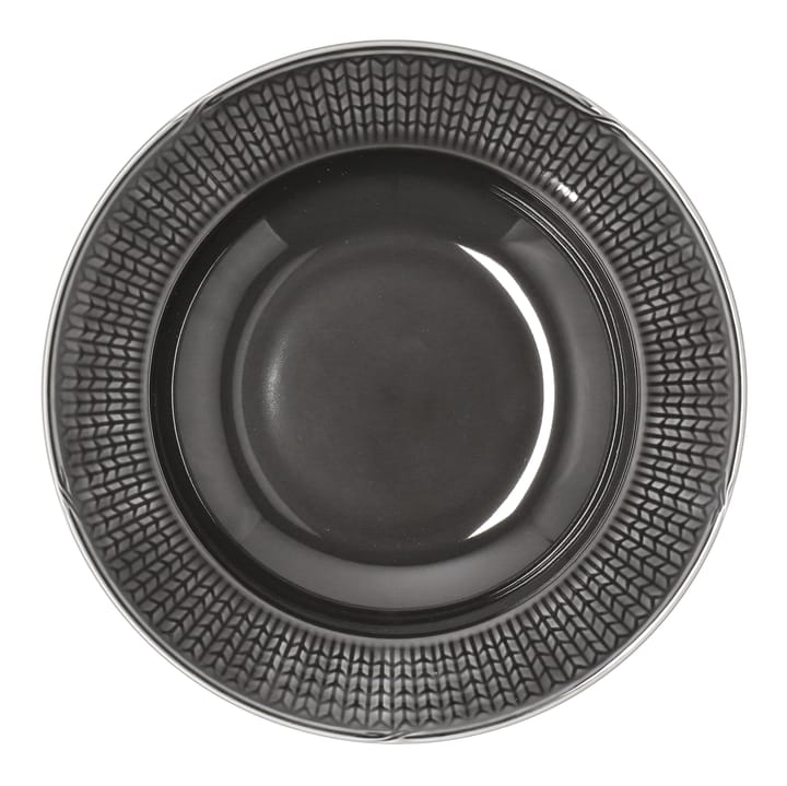 Plato hondo Swedish Grace Ø25 cm, piedra (gris oscuro) Rörstrand