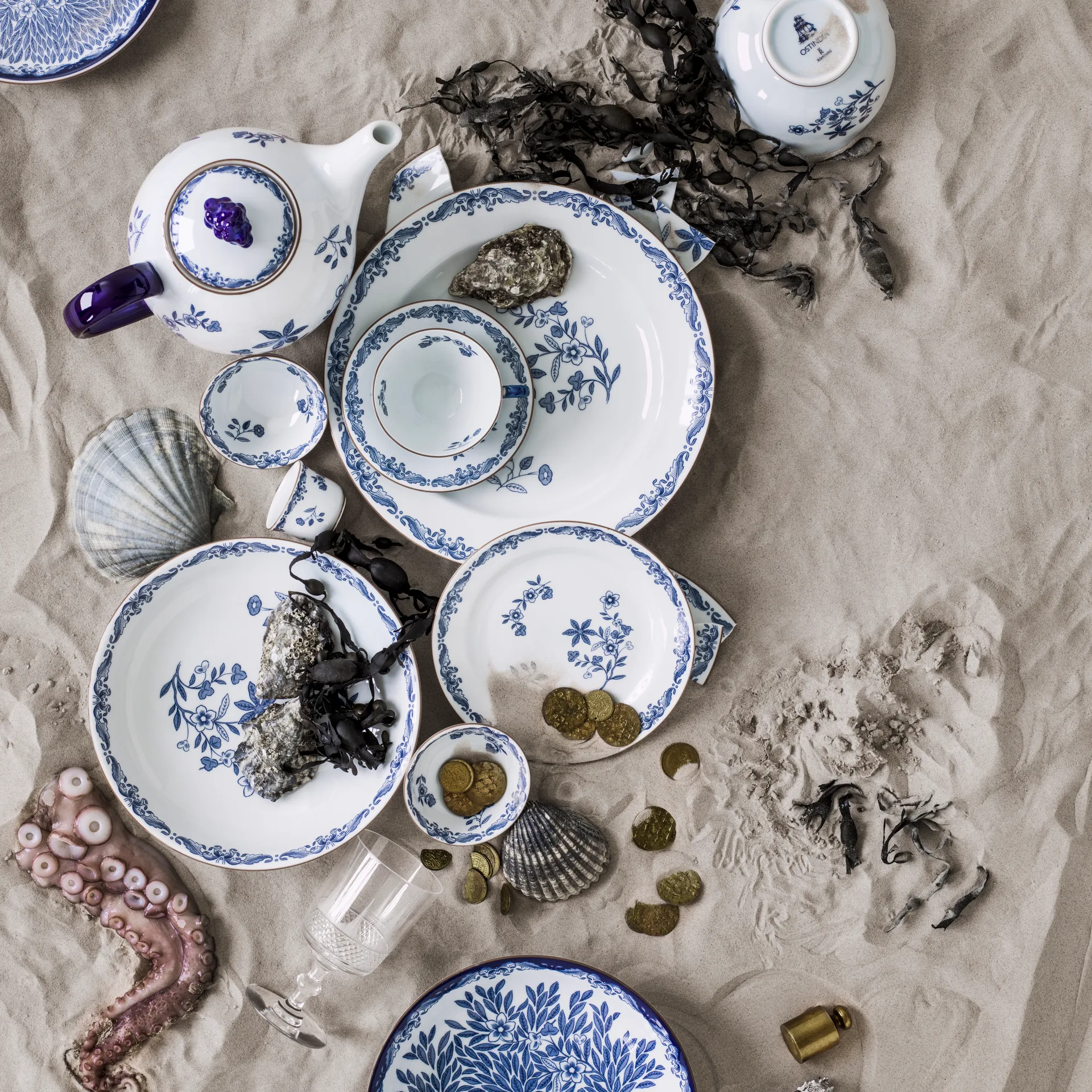 Plato llano Ostindia, Ø 21 cm Rörstrand