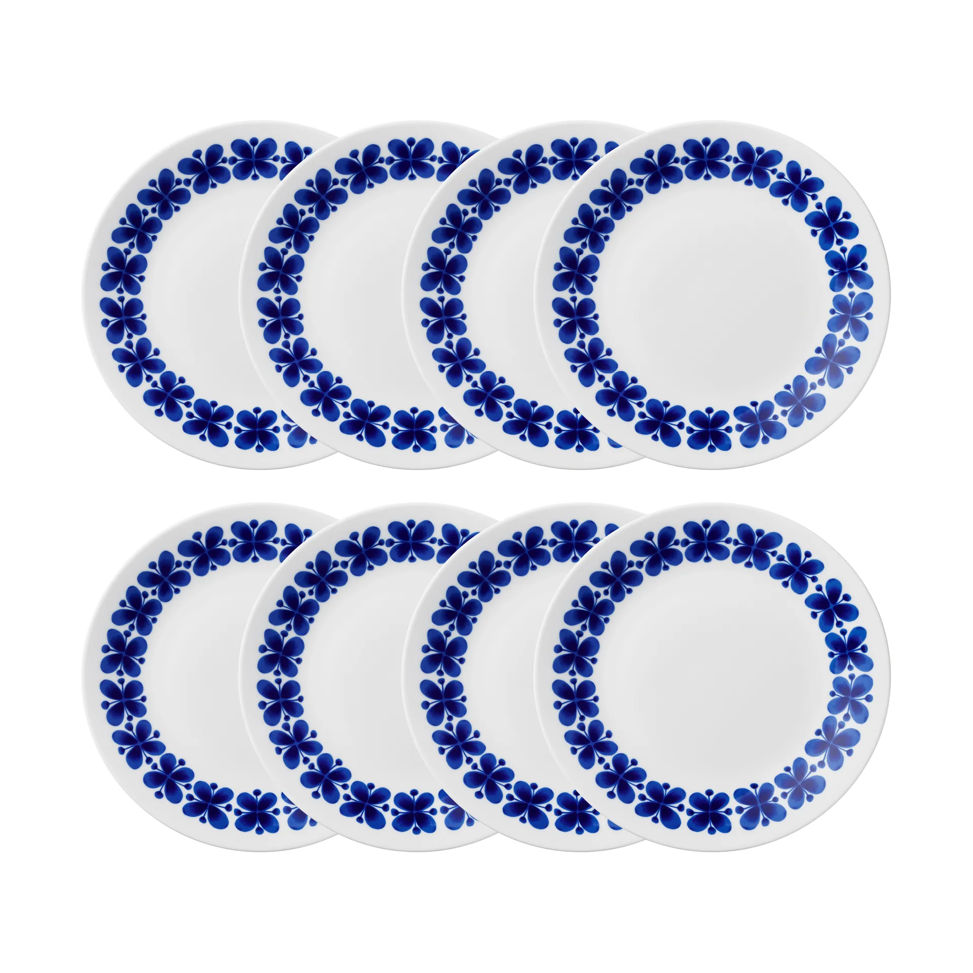 Plato Mon Amie Ø24 cm paquete de 8 - Azul,  Rörstrand