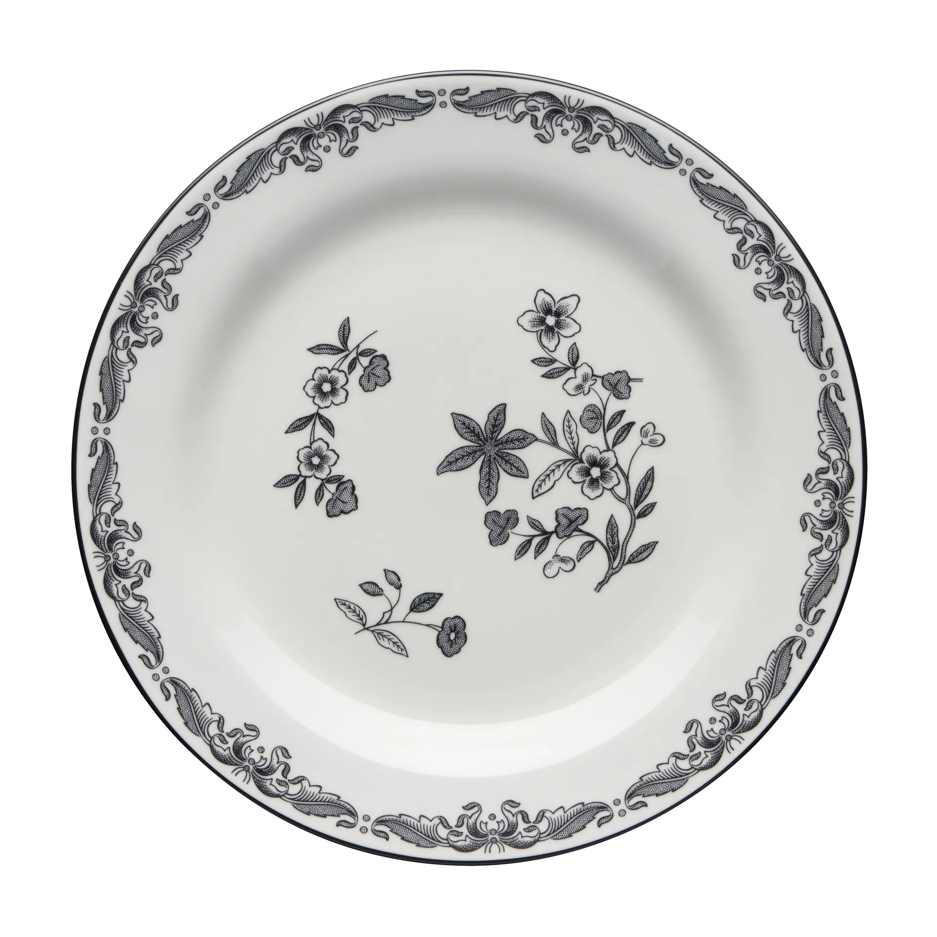 Plato Ostindia negro, Ø 21 cm Rörstrand