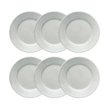 Plato pequeño Swedish Grace, 17 cm 6 piezas niebla (gris) - Rörstrand