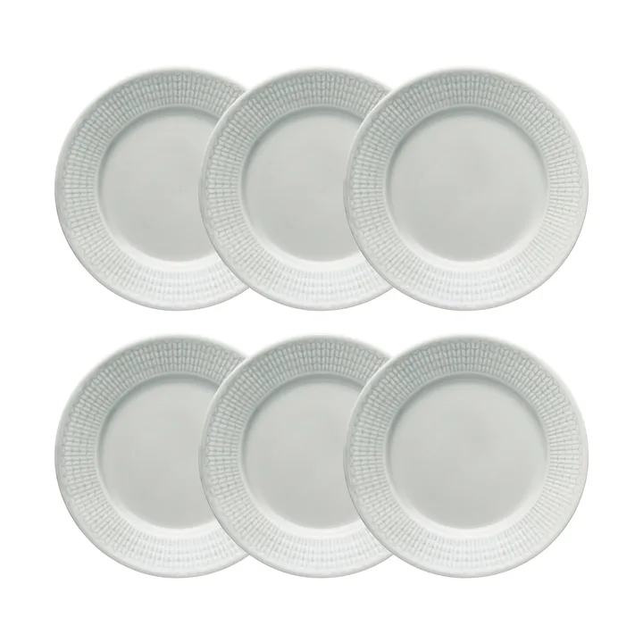 Plato pequeño Swedish Grace, 17 cm 6 piezas niebla (gris) - Rörstrand