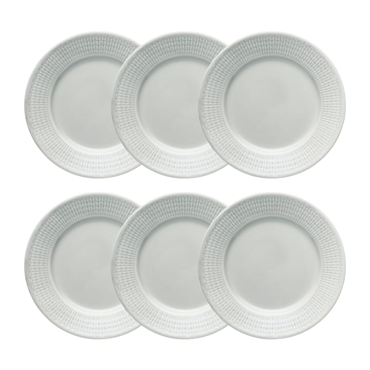 Plato pequeño Swedish Grace, 17 cm 6 piezas - niebla (gris) - Rörstrand