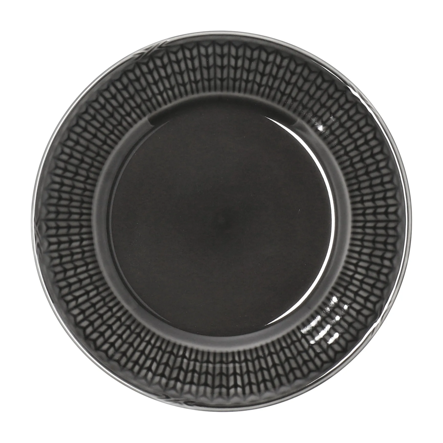 Plato pequeño Swedish Grace Ø17 cm, piedra (gris oscuro) Rörstrand