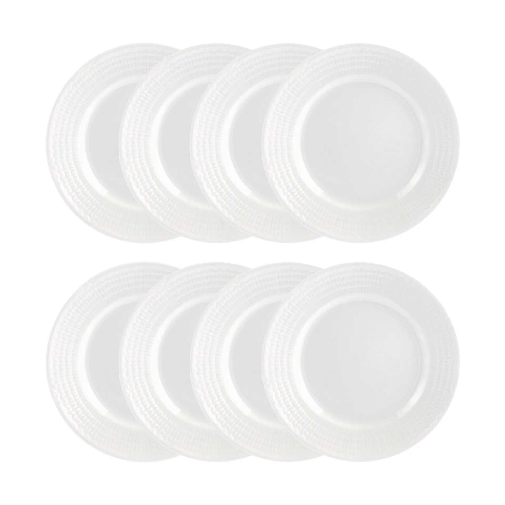Plato Swedish Grace Ø21 cm paquete de 8 - Nieve (blanco),  Rörstrand