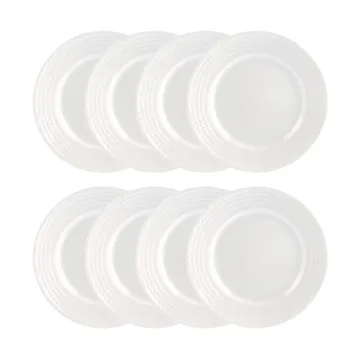 Plato Swedish Grace Ø21 cm paquete de 8 - Nieve (blanco) - Rörstrand