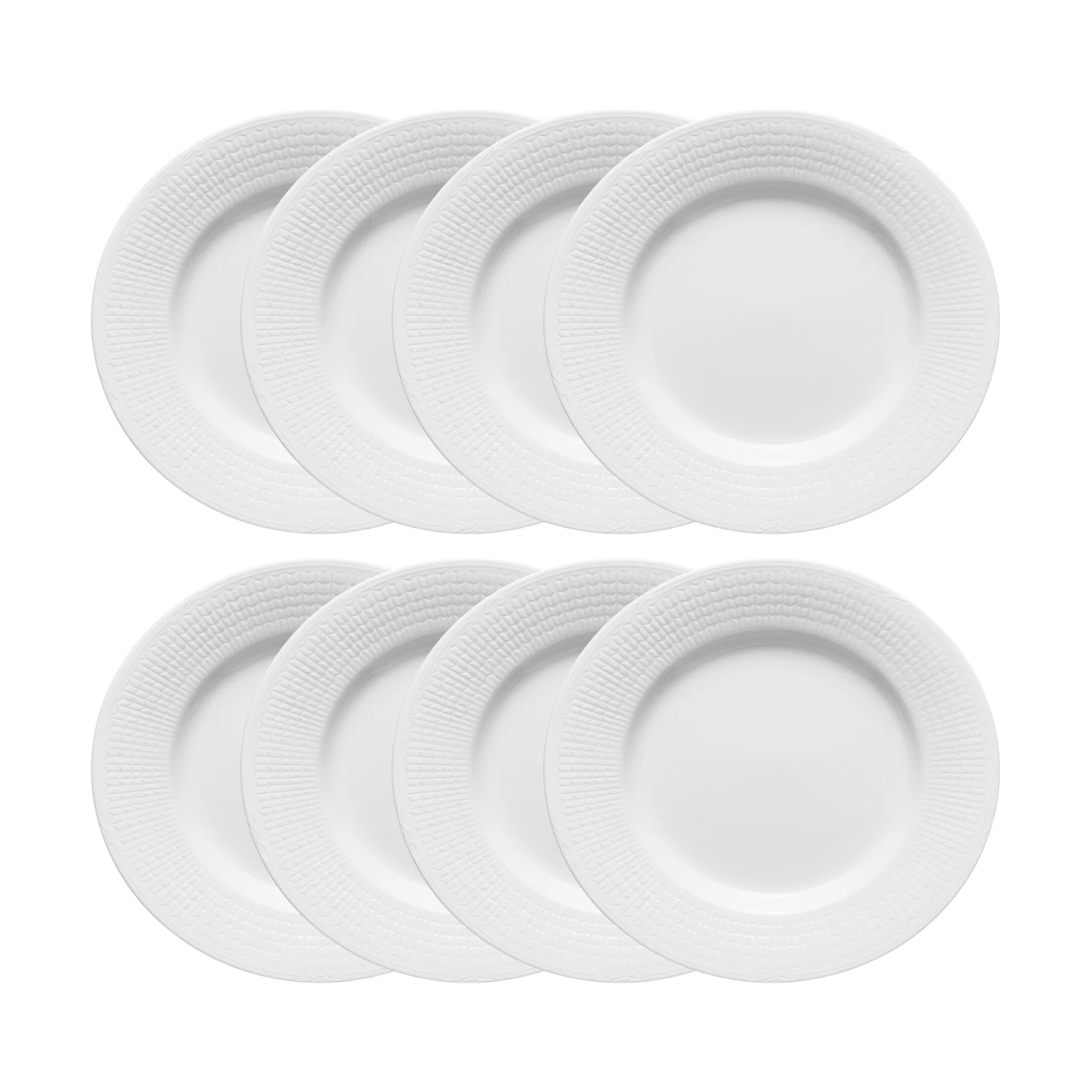 Plato Swedish Grace Ø24 cm paquete de 8 - Blanco,  Rörstrand