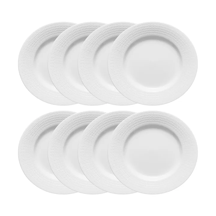 Plato Swedish Grace Ø24 cm paquete de 8 - Blanco - Rörstrand