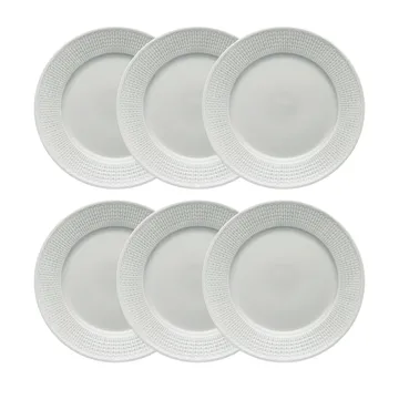 Plato Swedish Grace, 27 cm 6 piezas Niebla (gris) - Rörstrand