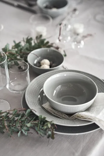 Plato Swedish Grace, 27 cm 6 piezas Niebla (gris) - Rörstrand