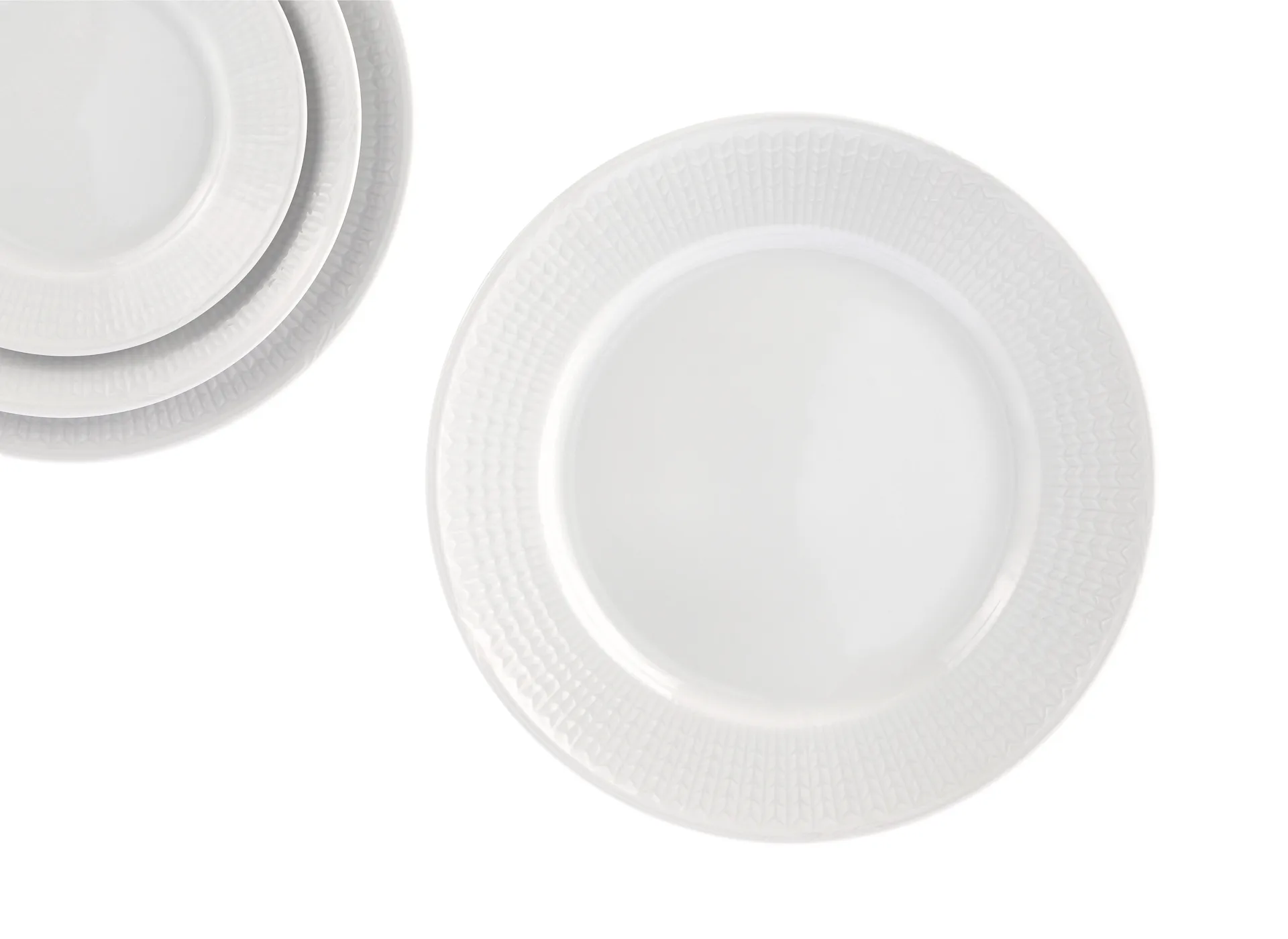 Plato Swedish Grace Ø27 cm, nieve (blanco) Rörstrand
