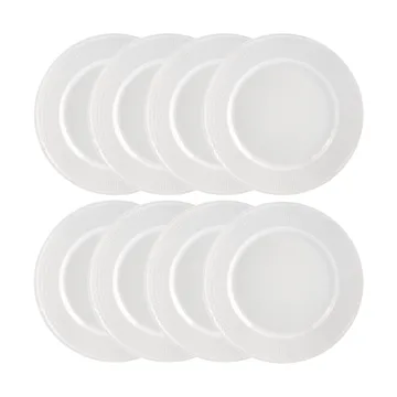 Plato Swedish Grace Ø27 cm paquete de 8 - Nieve (blanco) - Rörstrand