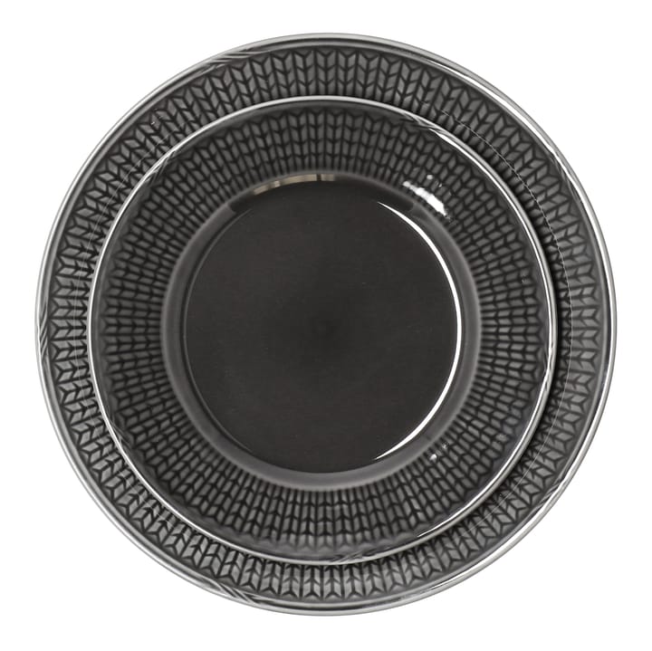 Plato Swedish Grace Ø27 cm, piedra (gris oscuro) Rörstrand