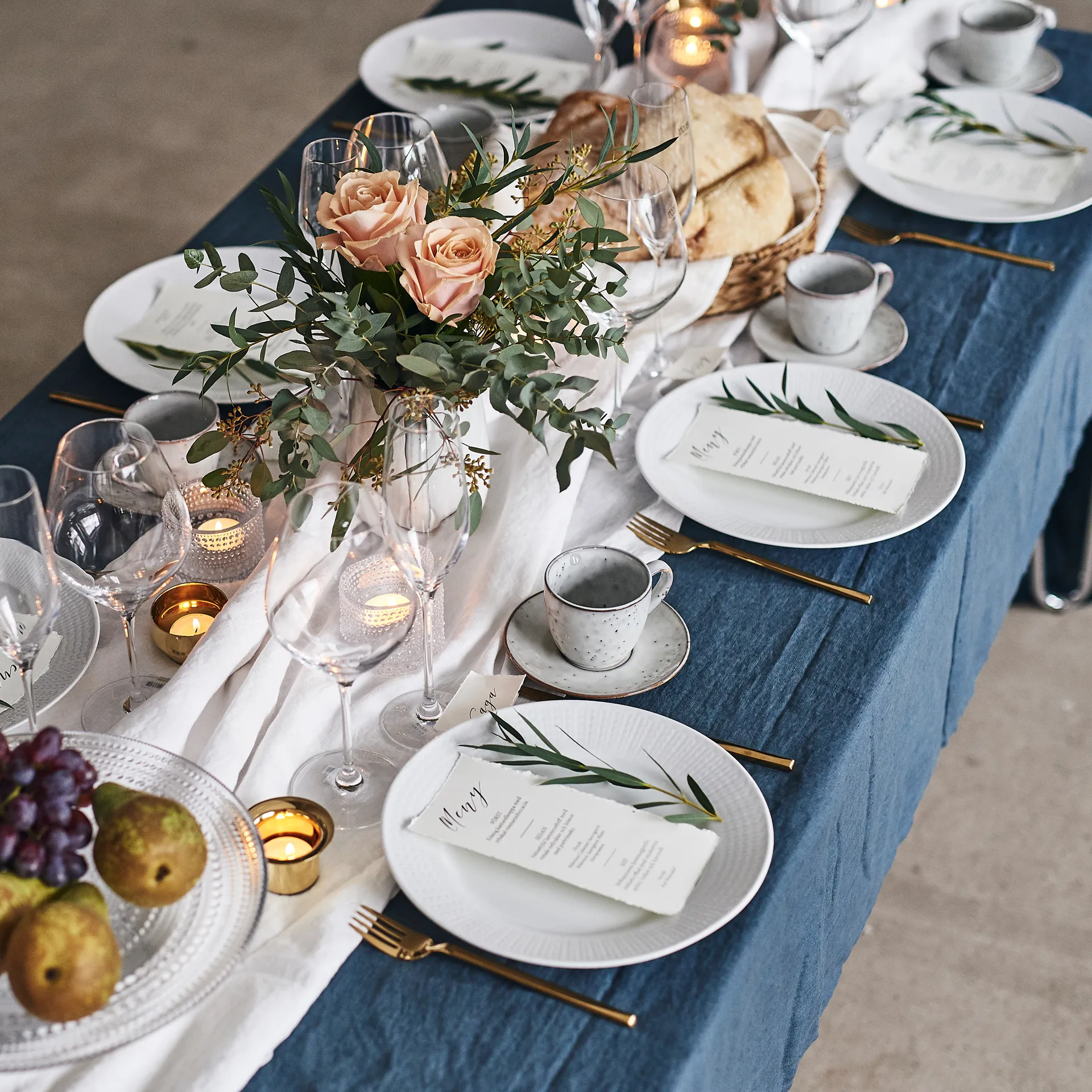 Platos Swedish Grace, 21 cm blanco Rörstrand