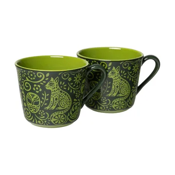 Rörstrand Blossa taza - Verde, 14 cl, pack de 2 - Rörstrand