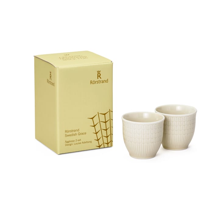Set de 2 hueveras Swedish Grace, Avena Rörstrand