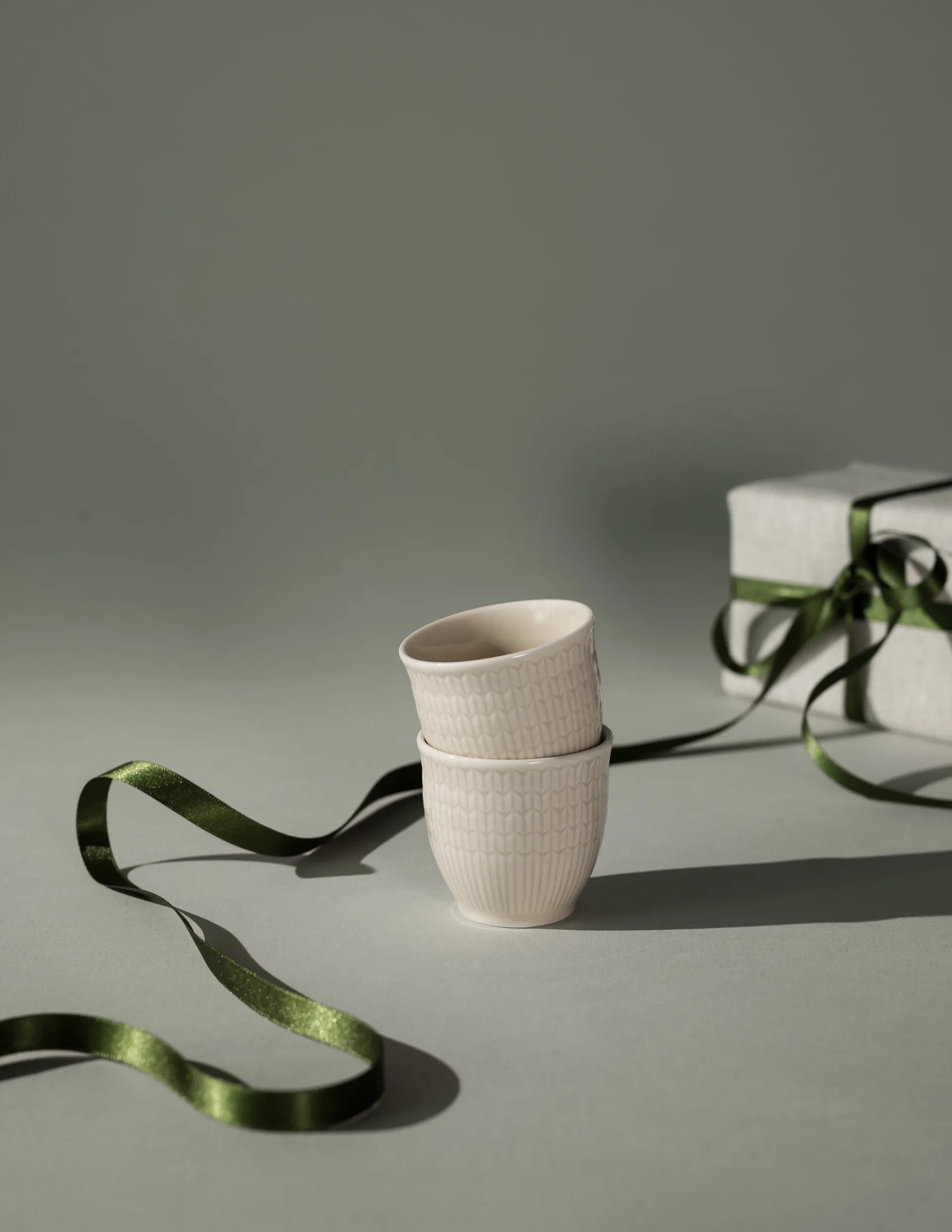 Set de 2 hueveras Swedish Grace, Avena Rörstrand