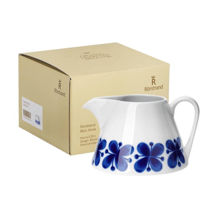 Set de regalo Jarra Mon Amie 35 cl, Azul-blanco Rörstrand