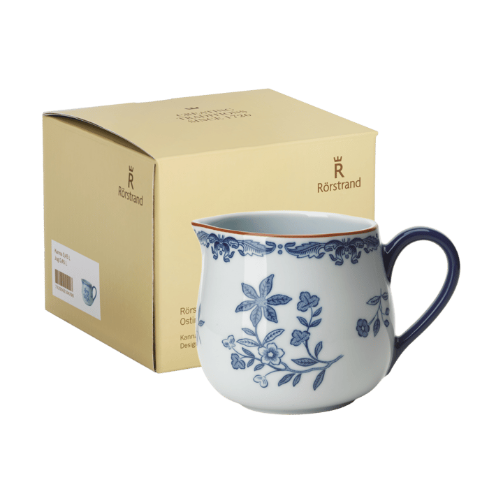 Set de regalo Jarra Ostindia 45 cl, Azul-blanco Rörstrand