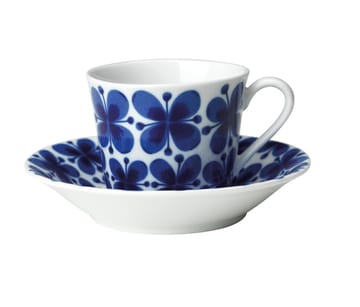 Set de regalo Taza con platillo Mon Amie 14 cl - Azul-blanco - Rörstrand