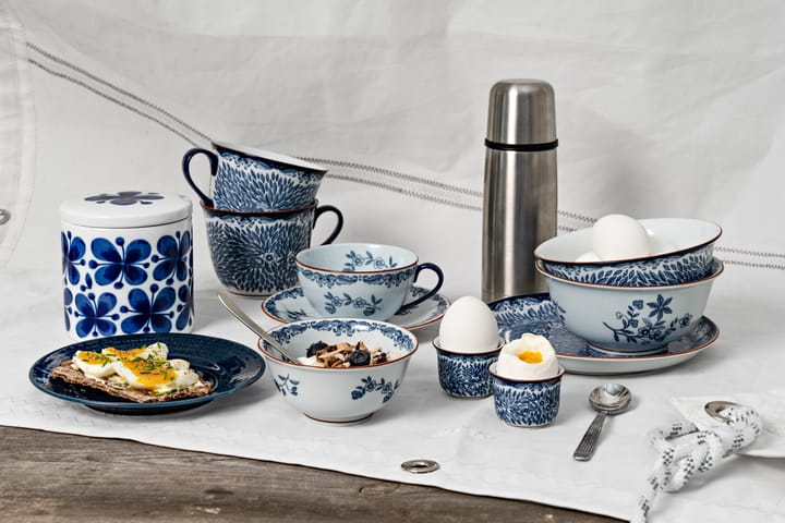 Set de regalo Taza con platillo Ostindia 16 cl, Azul-blanco Rörstrand