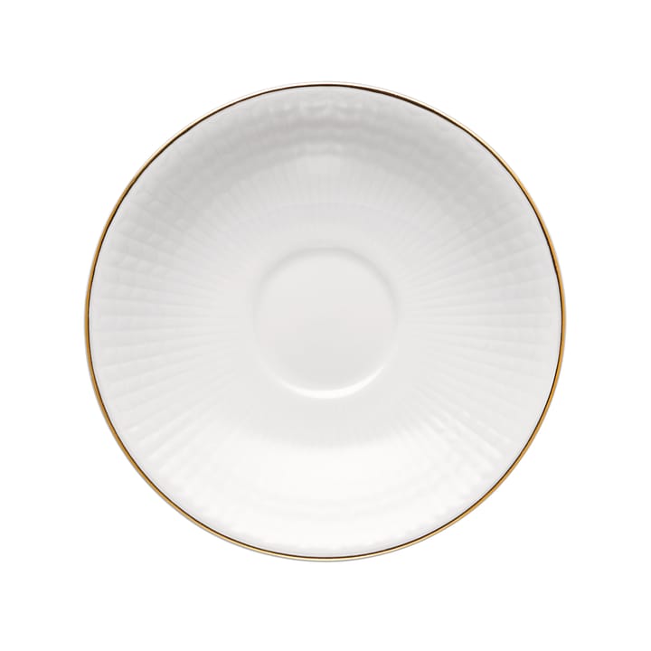 Taza de café y platillo Swedish Grace Gala, blanco Rörstrand