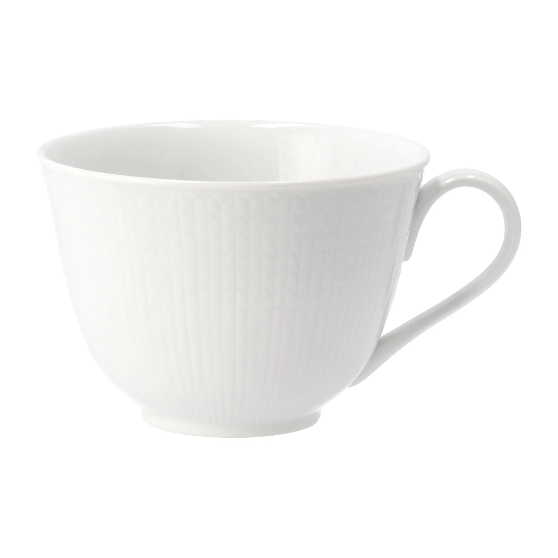 Taza de té 45 cl Swedish Grace, nieve (blanco) Rörstrand
